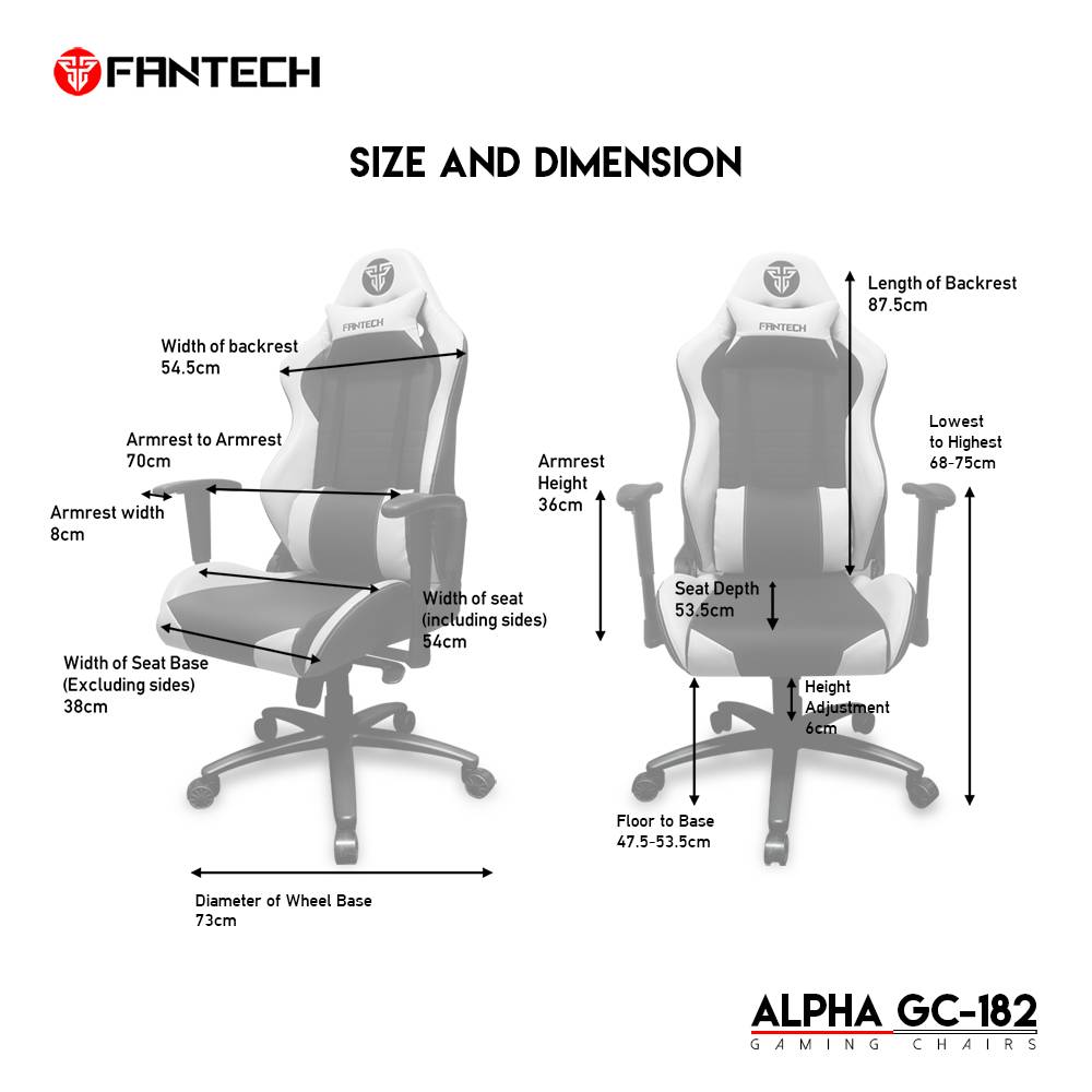 FANTECH GC-182 SAKURA GAMING CHAIR PINK
