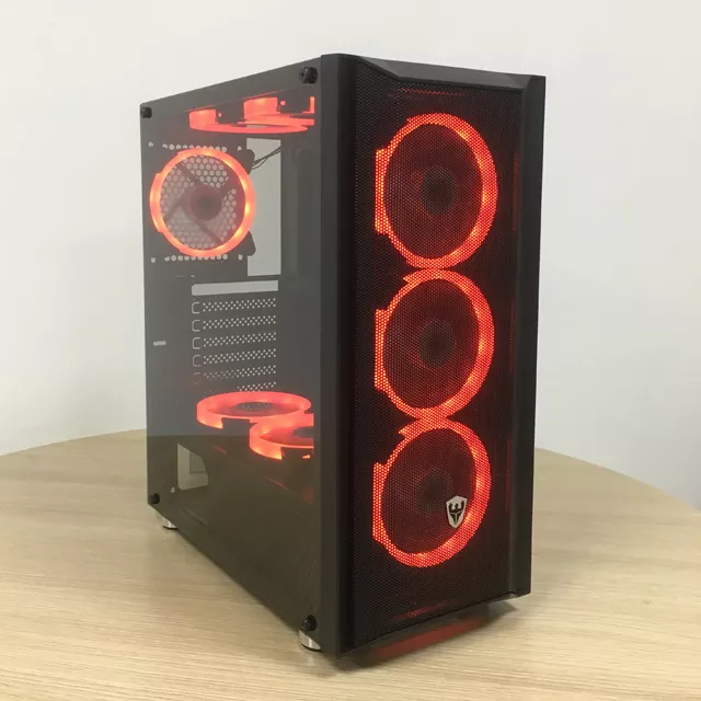 SATE K381 GAMING CASE ( BLACK / WHITE )