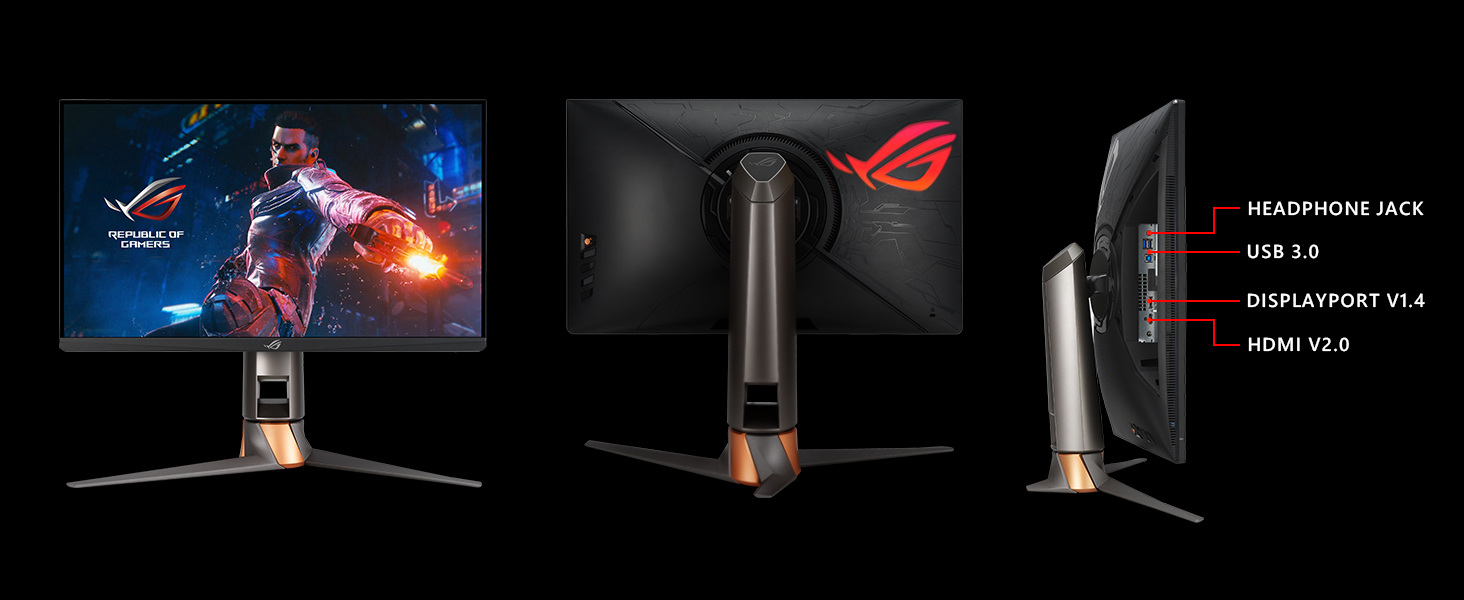 ASUS ROG 360Hz PG259QN 24.5” Gaming Monitor, 1080P Full HD,  IPS, 1ms, G-SYNC