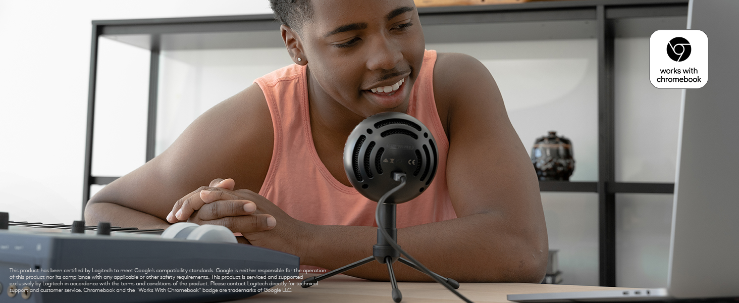 Blue Snowball iCE USB Mic for Recording and Streaming