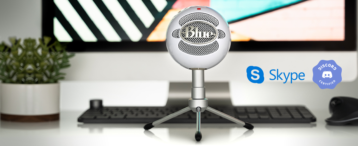Blue Snowball iCE USB Mic for Recording and Streaming