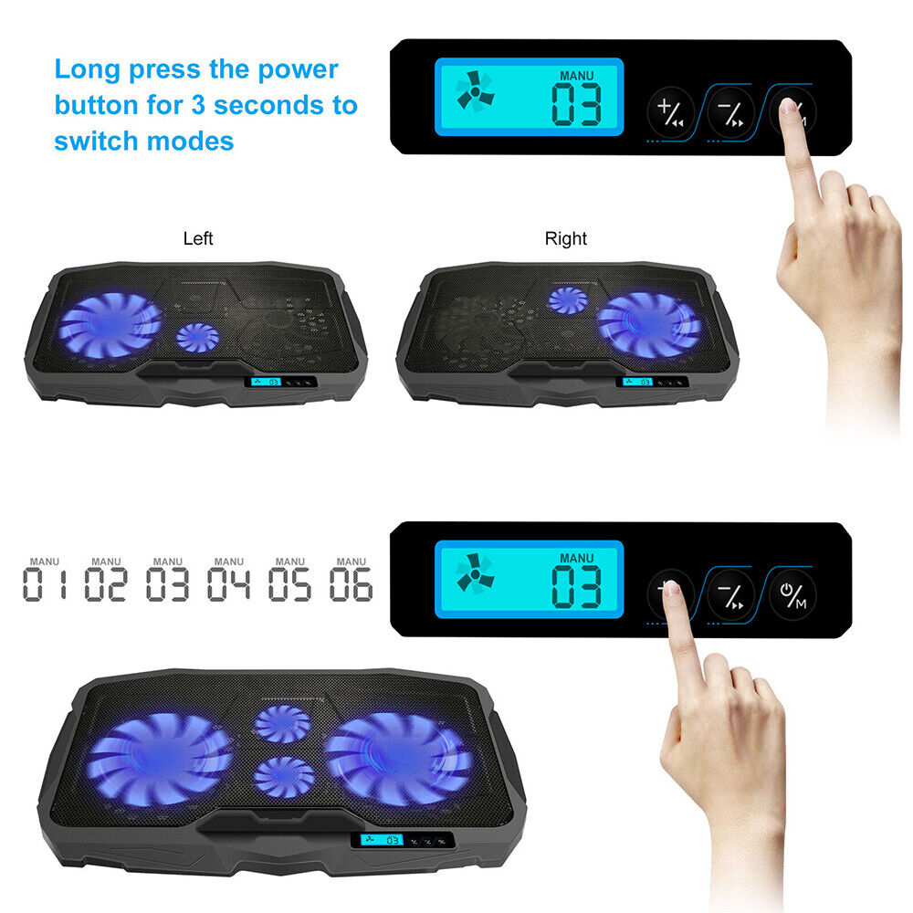 Haing 11-17 inch Laptop Cooling Pad 4 Fans