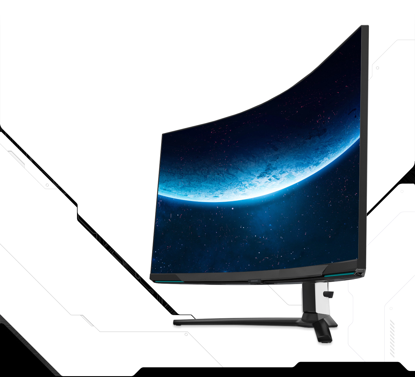 Samsung Odyssey Neo G8 32\" 4K UHD Curved HDMI 2.1 , 240Hz, 1ms, G-Sync Monitor