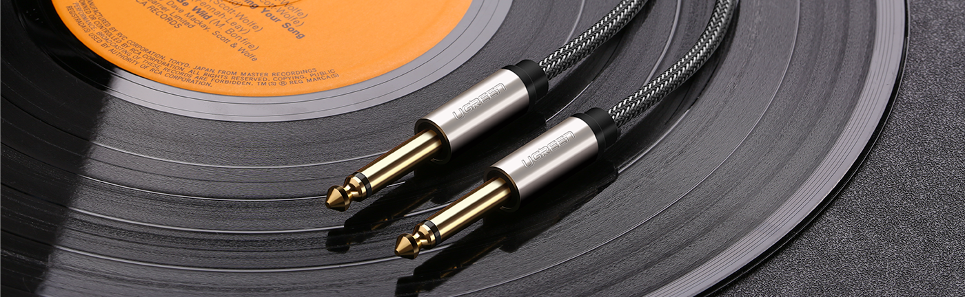 UGREEN 6.35mm Male to Male Audio Cable – 2M