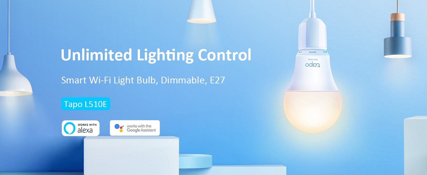TP-Link Smart Wi-Fi Dimmable Light Bulb (Tapo L510E)