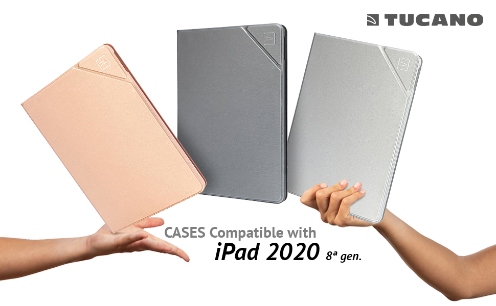 Tucano Metal Folio case for iPad 10,2″ – Silver