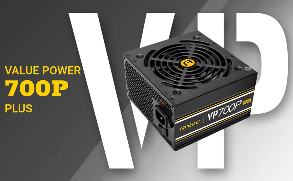 ANTEC VP700P 700W POWER SUPPLY UNIT 80 PLUS -120MM SILENT FAN