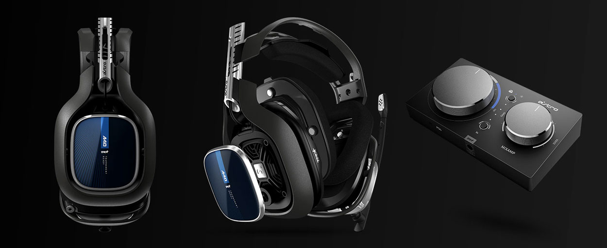 ASTRO A40 TR GAMING HEADSET + MIXAMP PRO ( PLAYSTATION - PC - MAC )