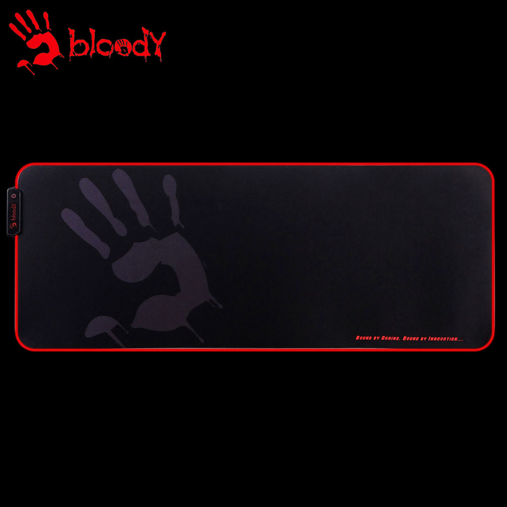 BLOODY MP-80N EXTENDED ROLL-UP-FABRIC RGB GAMING MOUSE PAD (80*31*4MM)