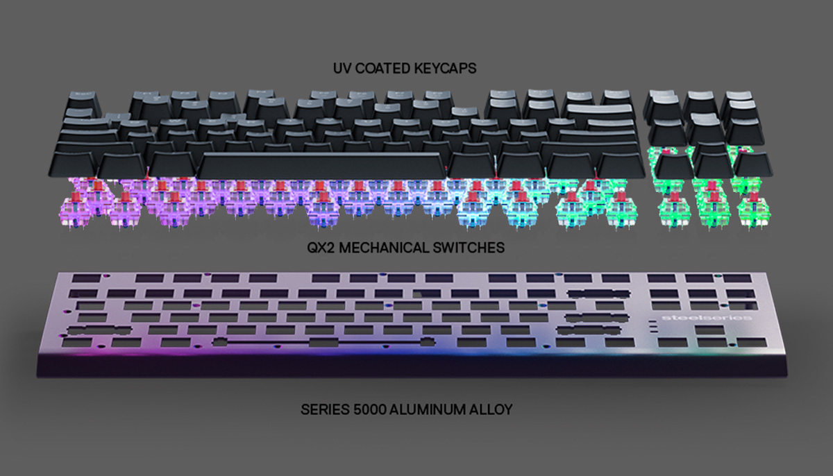 STEELSERIES APEX M750 ALUMINUM CORE MECHANICAL ESPORTS KEYBOARD