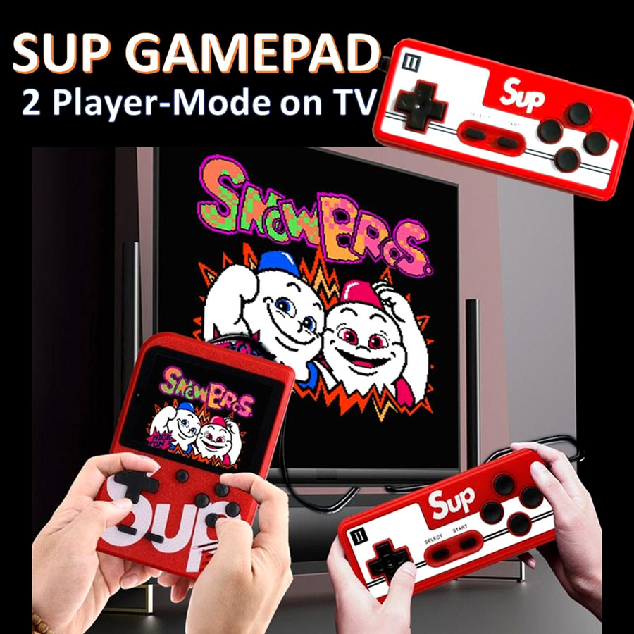 SUP RETRO GAME 3 LED 400 GAMES WITH EXTRA CONTROL