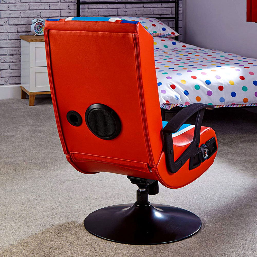 X ROCKER 2.1 AUDIO PEDESTAL GAMING CHAIR - OFFICIAL SUPER MARIO EDITION