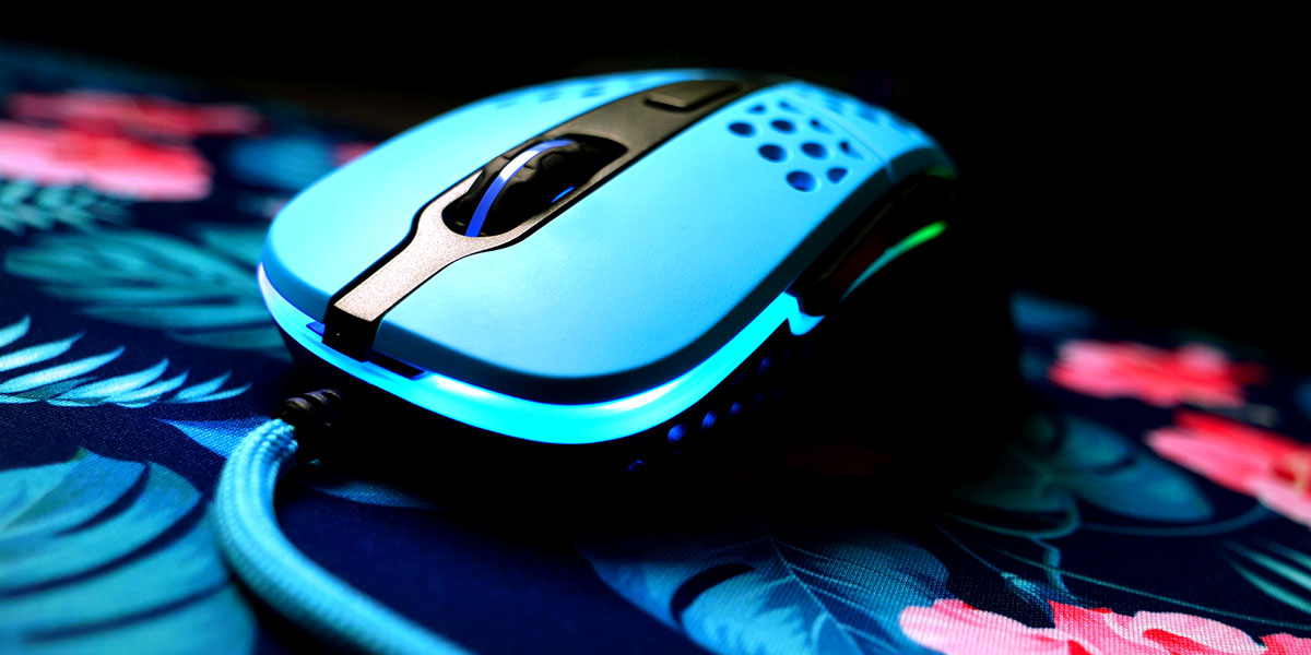 XTRFY M4 RGB ULTRA-LIGHT GAMING MOUSE 16000 CPI  ( BLUE )