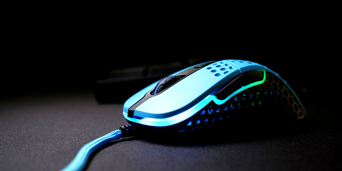 XTRFY M4 RGB ULTRA-LIGHT GAMING MOUSE 16000 CPI  ( BLUE )