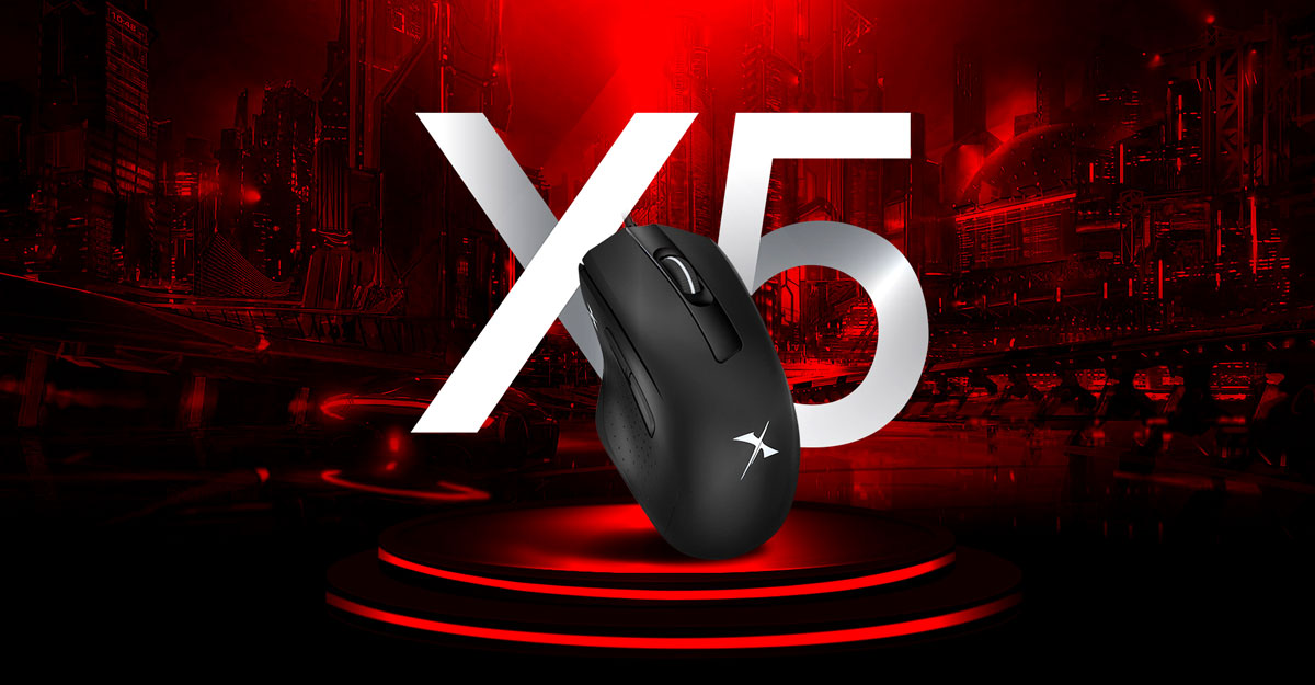 BLOODY X5 PRO ESPORTS GAMING MOUSE PRECISION AT YOUR FINGERTIPS RBG -16000 CPI ( BLACK )