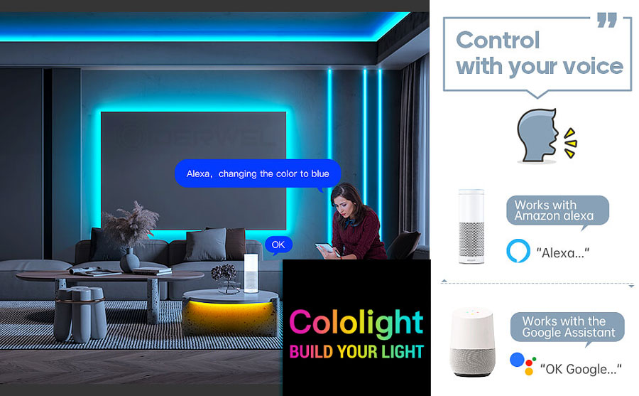 COLOLIGHT STRIP PLUS STARTER KIT WIFI SMART 60LEDSM LIGHTS LS167S6 LENGHT 2M