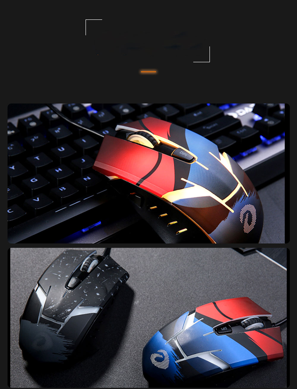 DAREU EM902 ERGONOMIC DESIGN GAMING MOUSE