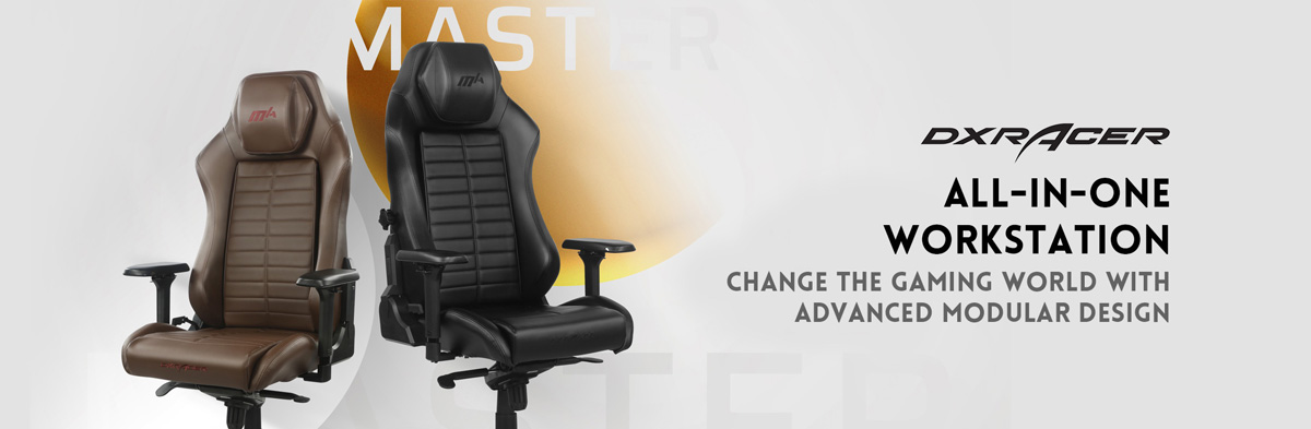 DXRACER MASTER SERIES DM1200 GAMING CHAIR - BRWON