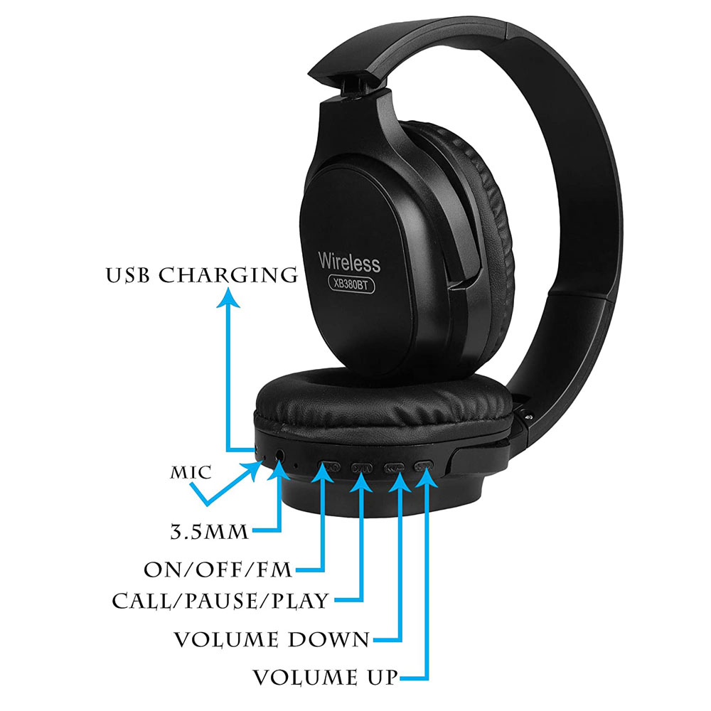 ENJOY XB380BT BLUETOOTH HEADPHONE