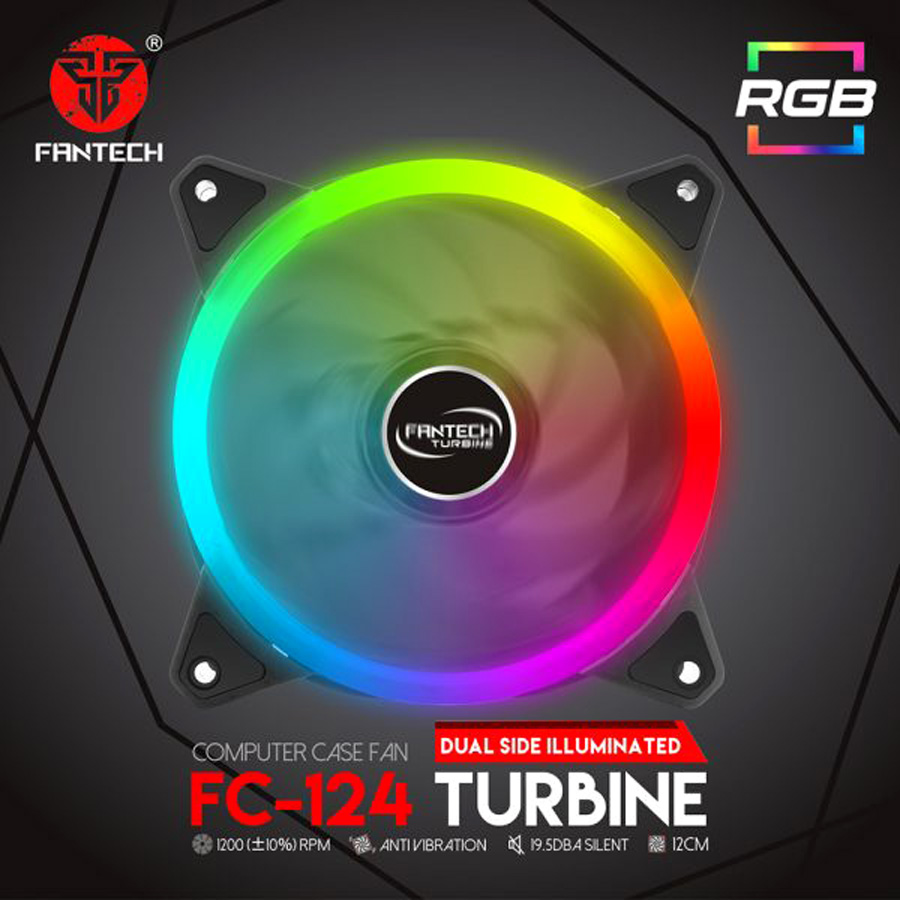 FANTECH TURBINE FC-124 AUTO ROLL RGB MODES