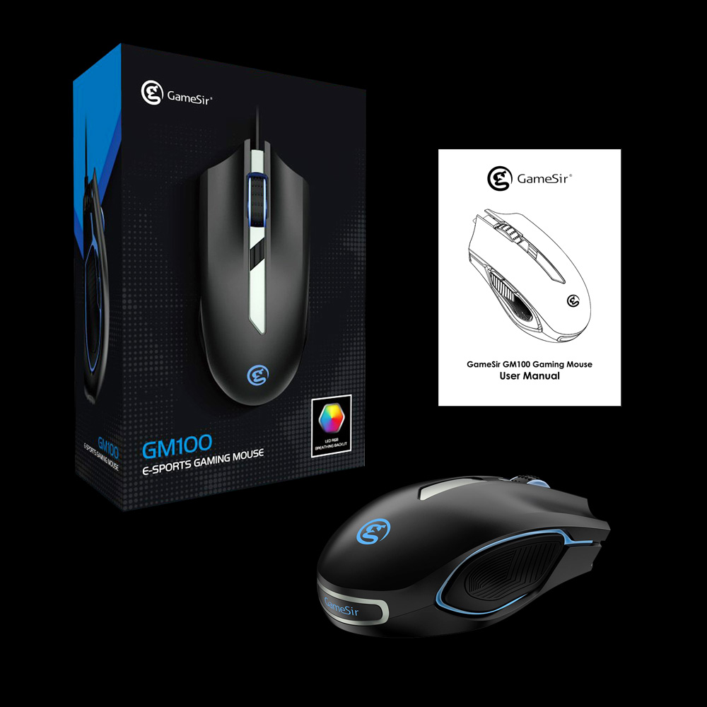 GAMESIR GM100  E-SPORTS RGB GAMING MOUSE