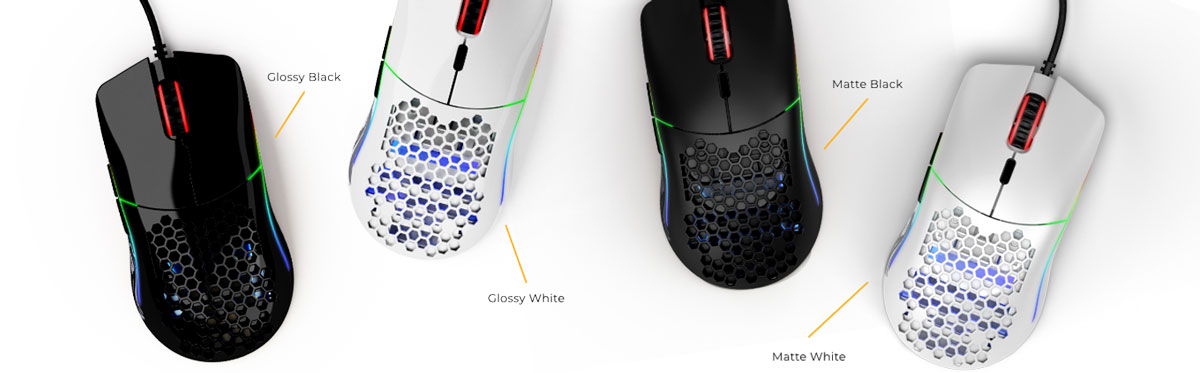 GLORIOUS GAMING MOUSE MODEL O MATTE WHITE