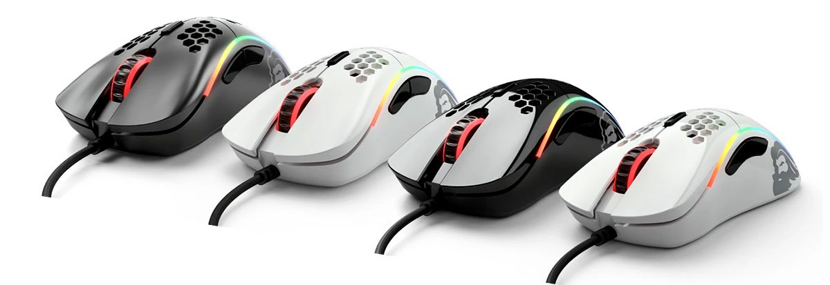 GLORIOUS MODEL D MINUS GAMING MOUSE - GLOSSY BLACK