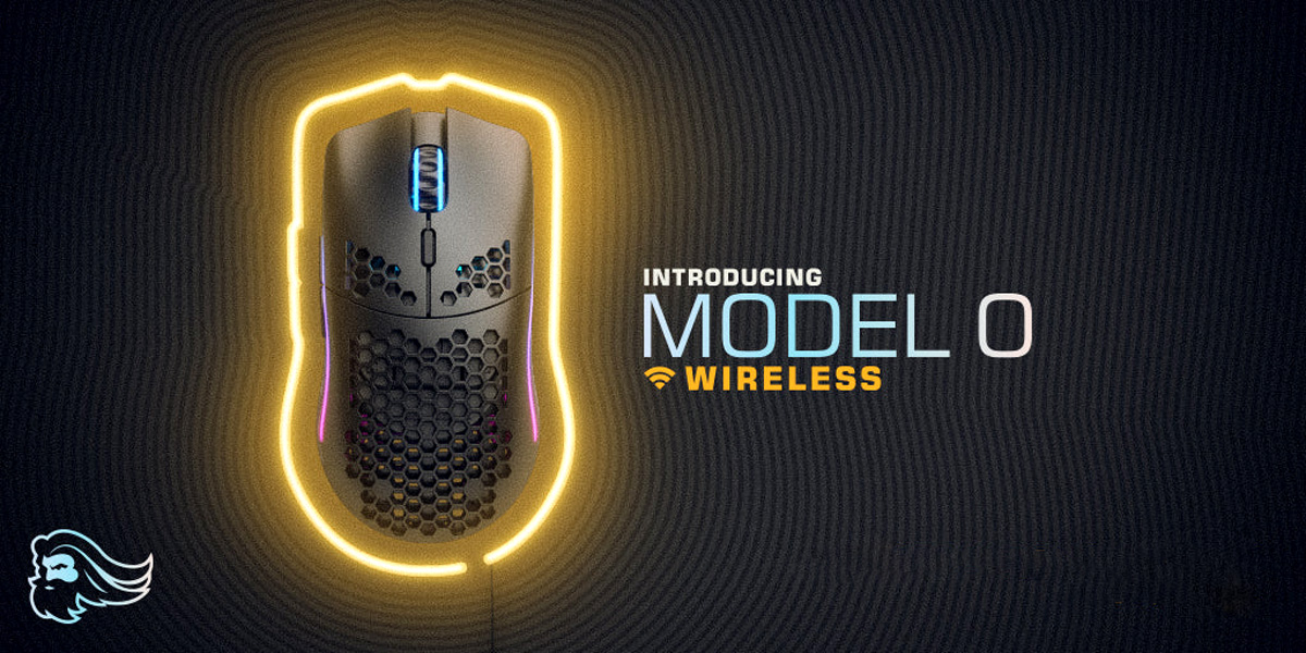 GLORIOUS MODEL O WIRELESS GAMING MOUSE - MATTE BLACK