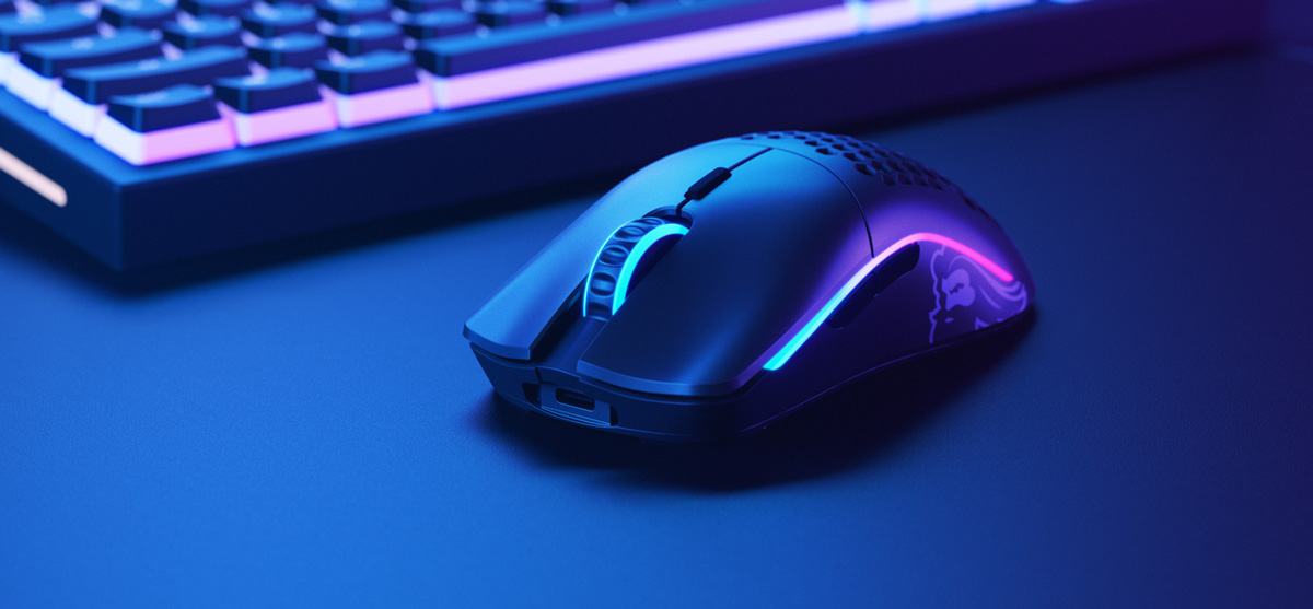 GLORIOUS MODEL O WIRELESS GAMING MOUSE - MATTE BLACK