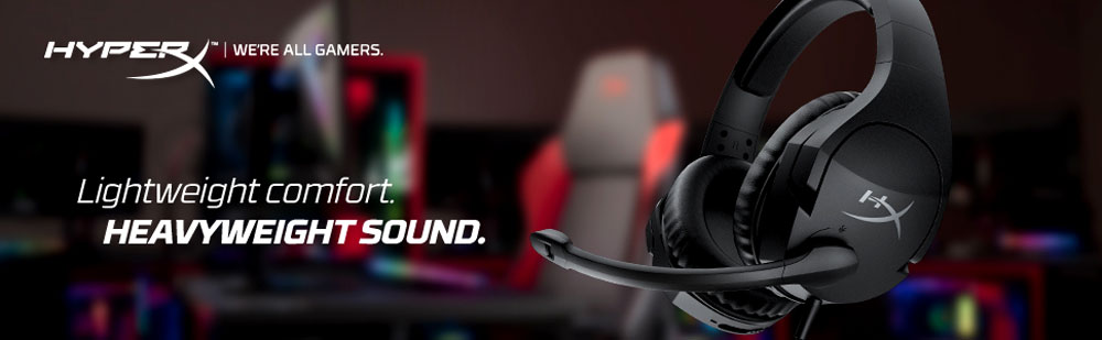 HYPERX CLOUD STINGER S 7.1 SURROUND SOUND GAMING HEADSET