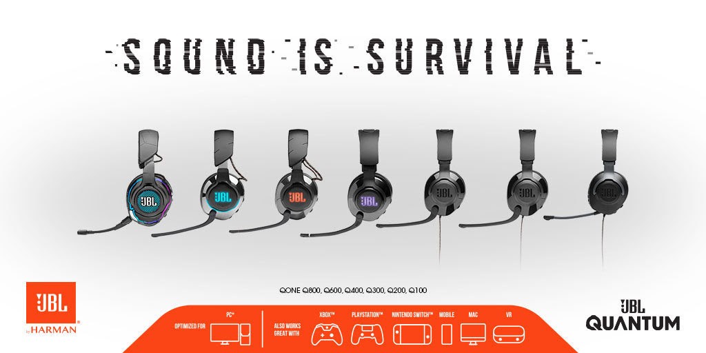 JBL QUANTUM 200 WIRED OVER-EAR GAMING HEADSET WITH MIC FLIP UP