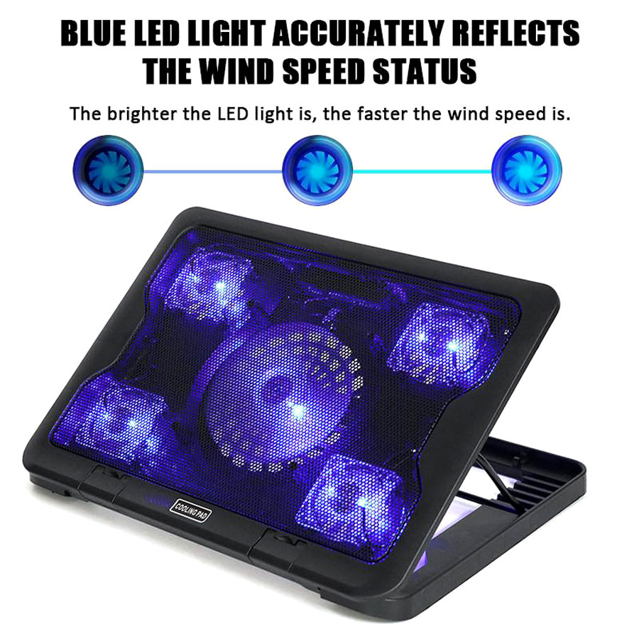 KOGAN RAPID COOLING ADJUSTABLE LAPTOP STAND LED