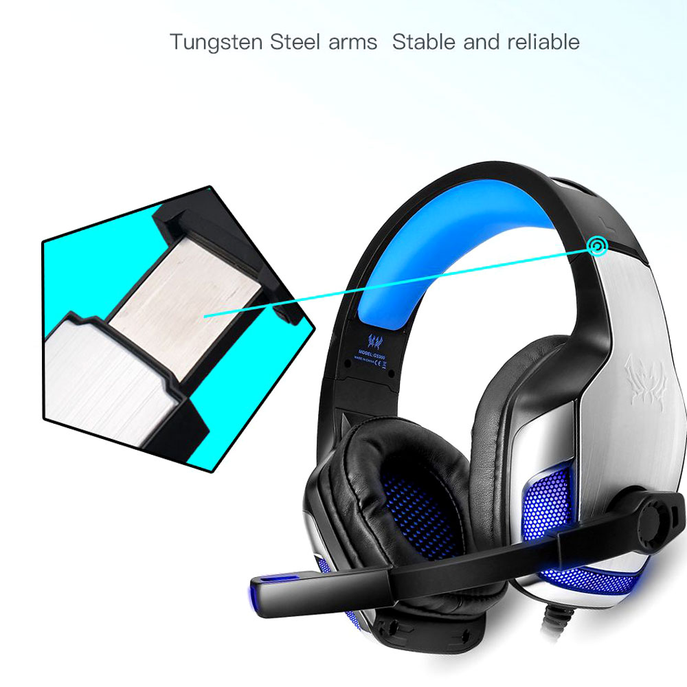 KOTION EACH G5300 OVER EAR GAMING LED HEADSET WITH MIC