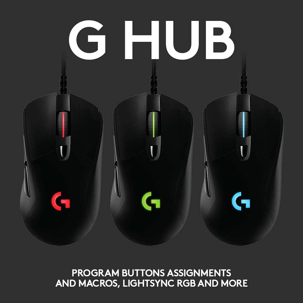 LOGITECH G403 HERO RGB GAMING MOUSE ( 25,600 DPI ) 25K SENSOR IS OUR MOST ACCURATE GAMING