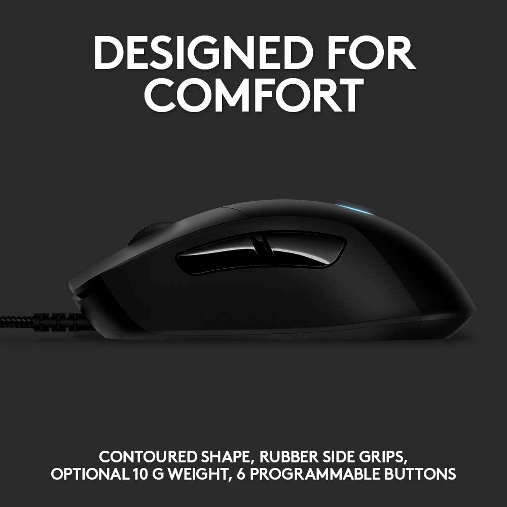 LOGITECH G403 HERO RGB GAMING MOUSE ( 25,600 DPI ) 25K SENSOR IS OUR MOST ACCURATE GAMING