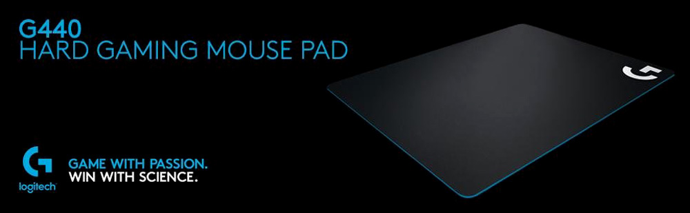 LOGITECH G440 HARD SURFACE GAMING MOUSE PAD (34*28CM*3MM)