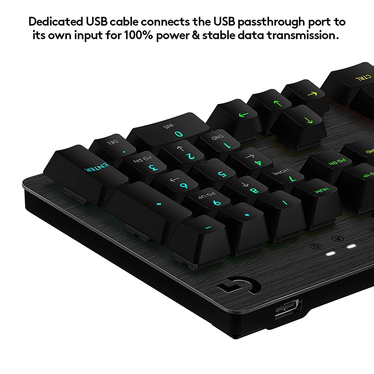 LOGITECH G512 CARBON RGB MECHANICAL GAMING KEYBOARD ( BLUE CLICKY )