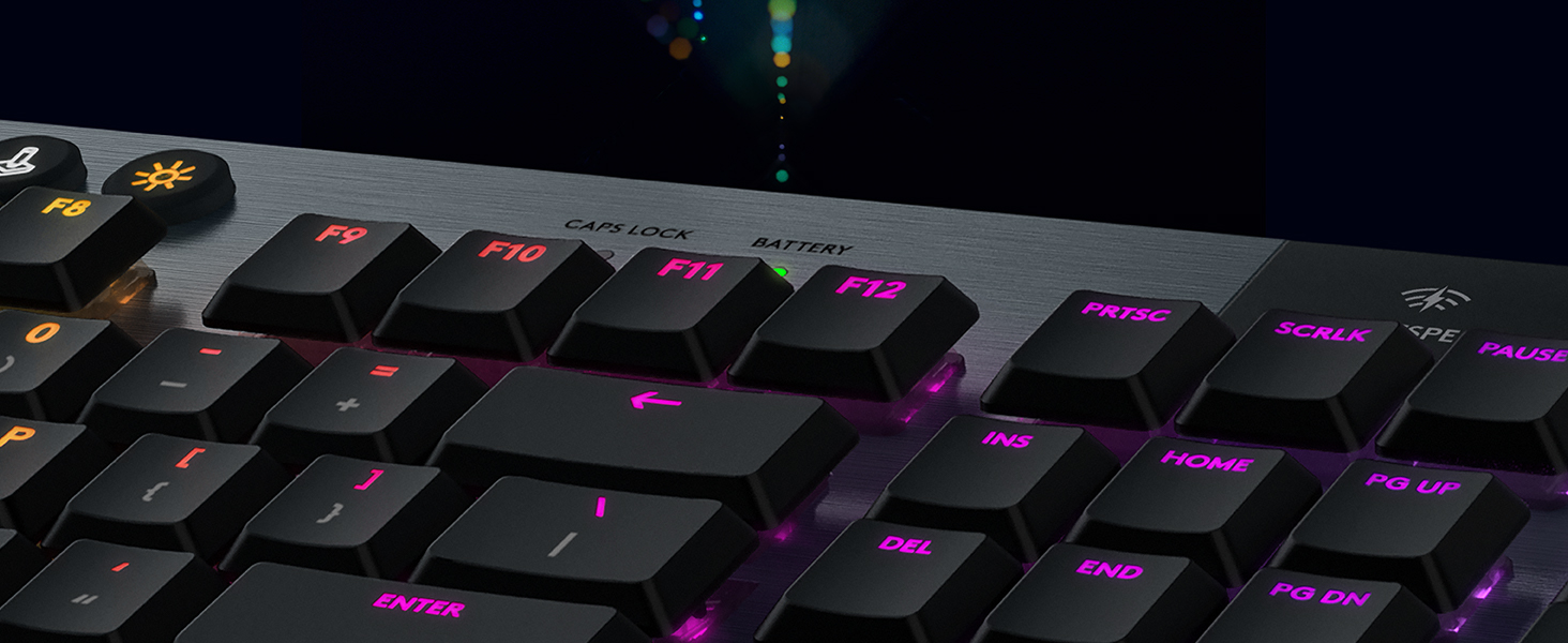 LOGITECH G915 LIGHTSPEED WIRELESS RGB MECHANICAL GAMING KEYBOARD GL TACTILE