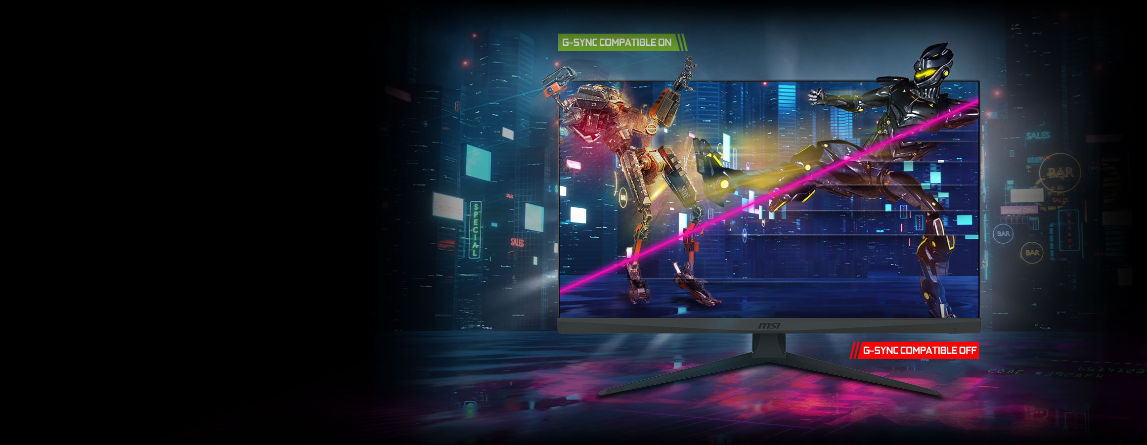 MSI OPTIX G273 27\" IPS 165HZ 1MS FHD FLAT NVIDIA G-SYNC COMPATIBLE GAMING MONITOR