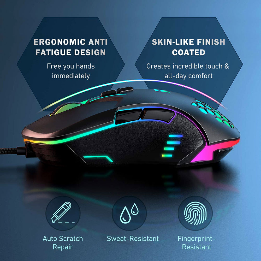 ONIKUMA CW902 WIRED PROFESSIONAL RGB GAMING MOUSE