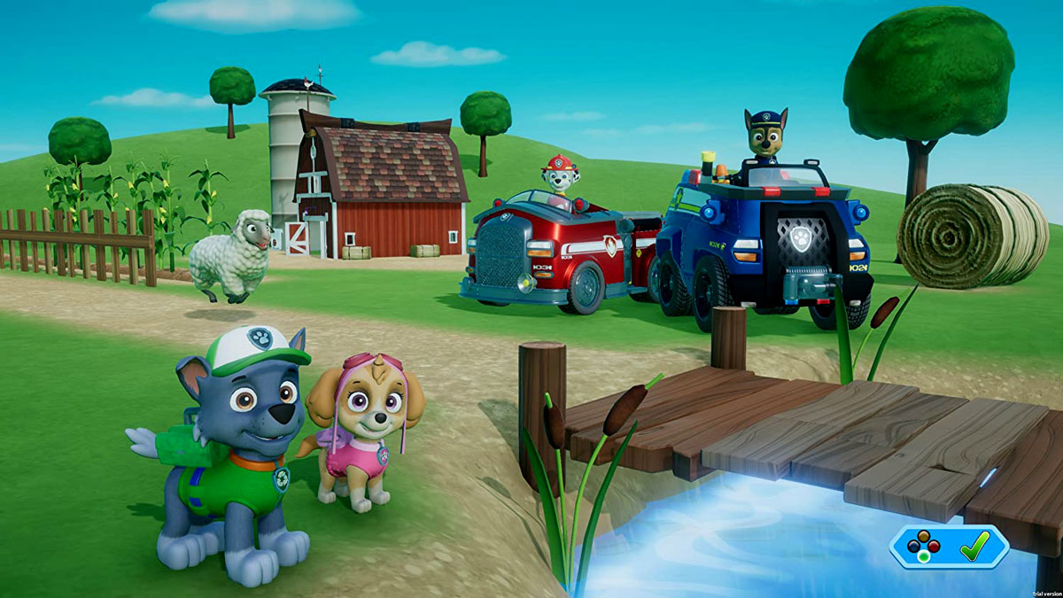 PAW PATROL ON A ROLL GAME PS4