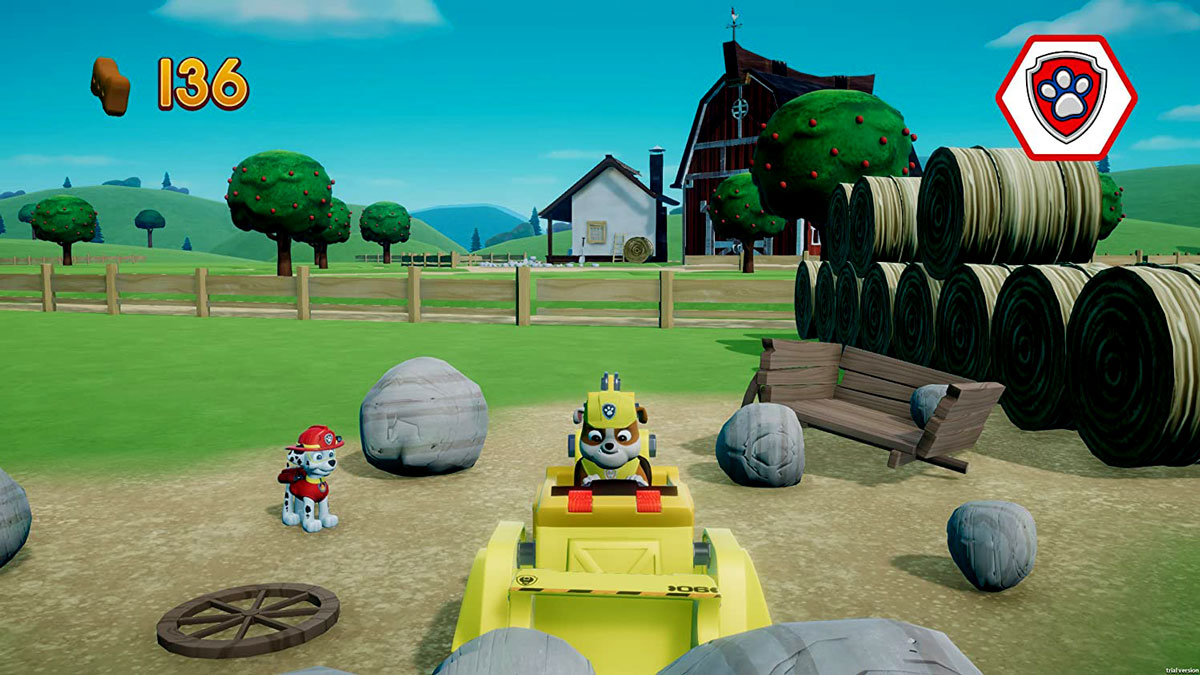 PAW PATROL ON A ROLL GAME PS4