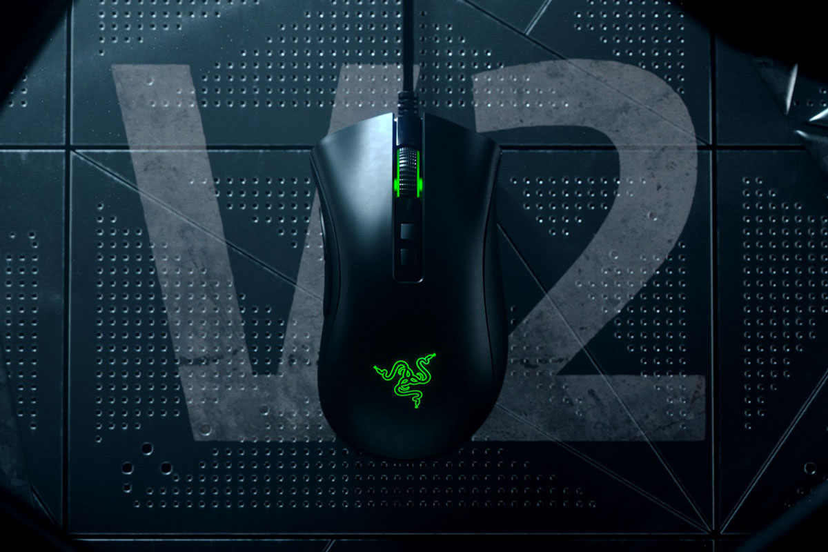 RAZER DEATHADDER V2 WIRED GAMING MOUSE FOCUS - OPTICAL SENSOR (  20,000 DPI )