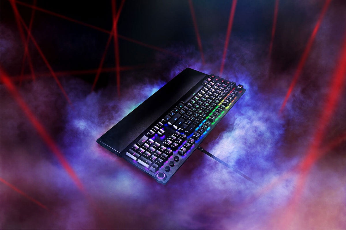 RAZER HUNTSMAN ELITE OPTICAL GAMING KEYBOARD - LINEAR SWITCH