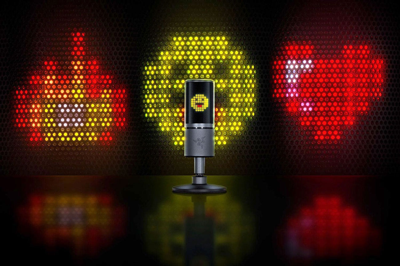 RAZER SEIREN EMOTE STREAMING MICROPHONE WITH EMOTICON DISPLAY