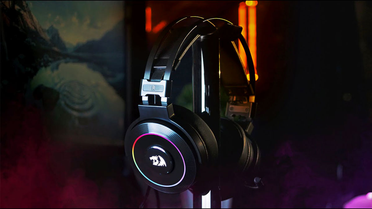 REDRAGON LAMIA 2 H320 RGB GAMING HEADSET USB 7.1 SURROUND SOUND WITH STAND