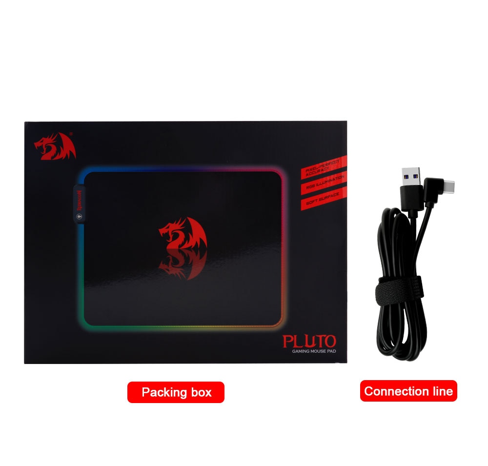 REDRAGON PLUTO P026 RGB (33*26*3MM) GAMING MOUSE PAD SOFT MATT WITH NONSLIP BASE