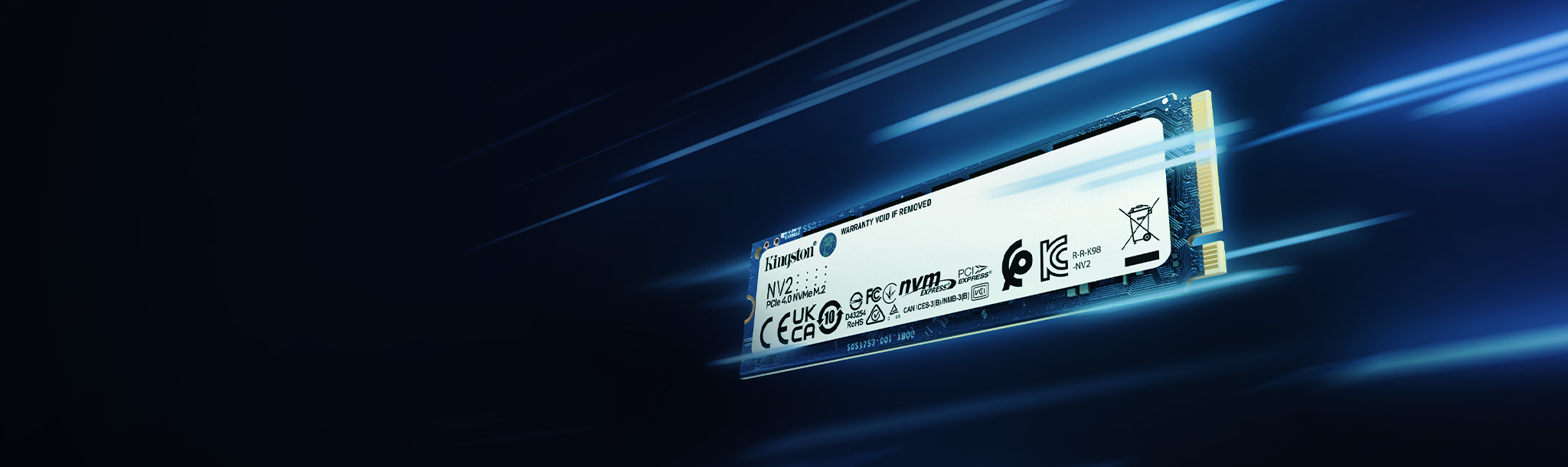 Kingston NV2 2TB M.2 2280 NVMe PCIe 4.0 Internal SSD Up to 3500 MB/s
