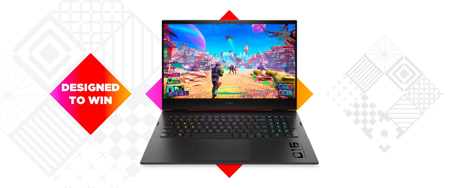 HP OMEN 16 (2022) 16-k0007ne NEW 12Gen Intel Core i7 14-Cores w/ RTX 3060 & IPS 2K 165Hz Display - Shadow Black