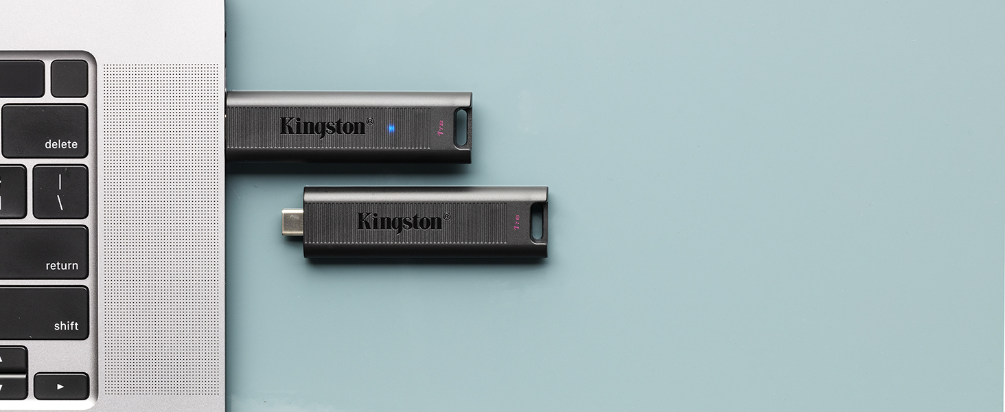 Kingston DataTraveler Max 256GB USB-C Flash Drive with USB 3.2 Gen 2 Performance